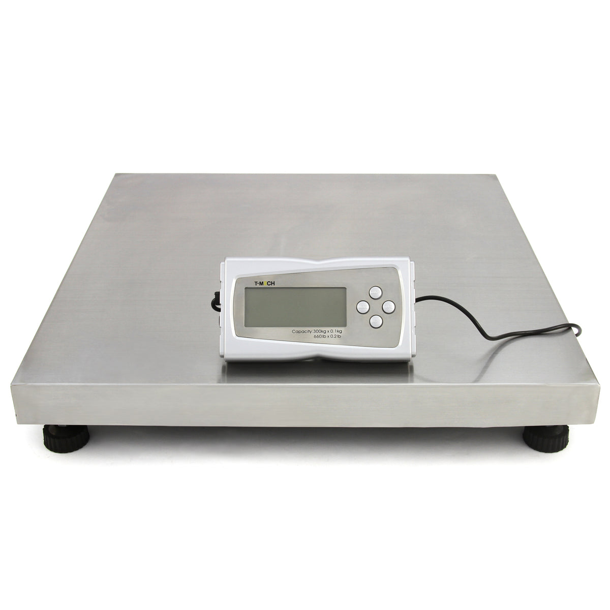 Robuste 50 cm x 50 cm Tier-Waage aus Edelstahl mit digitalem Display, ideal für präzise Gewichtsmessungen von Haustieren und kleinen Tieren