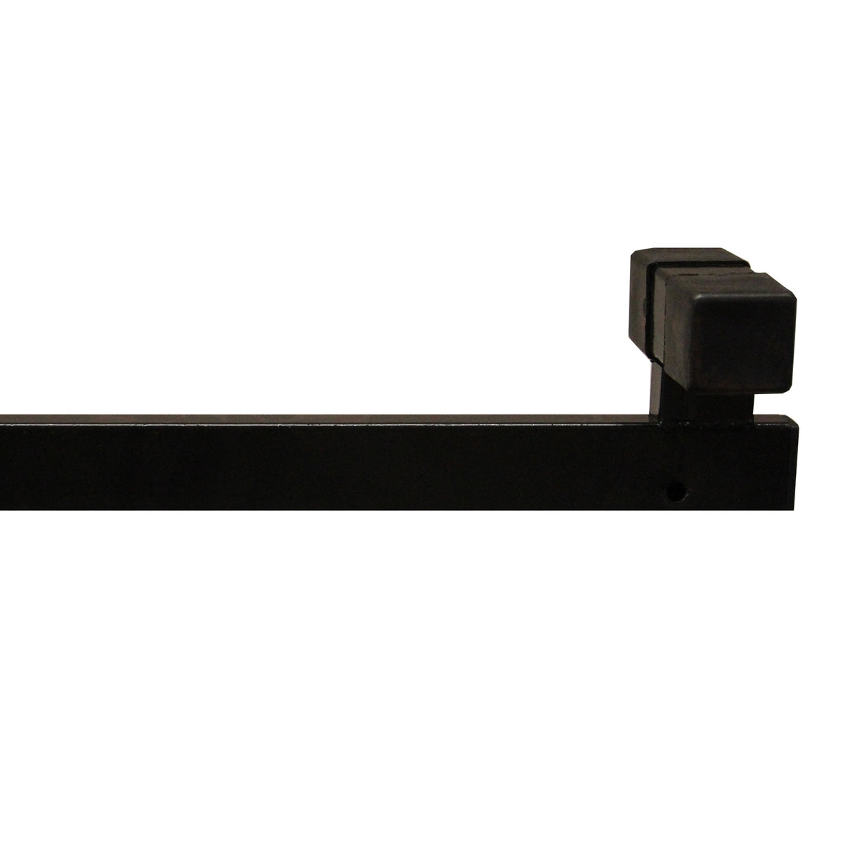 Schwarzer Plattenheber aus robustem Metall, 3,5 m lang, mit rechteckigem Griff für sicheren Halt und einfache Handhabung beim Transport von Platten