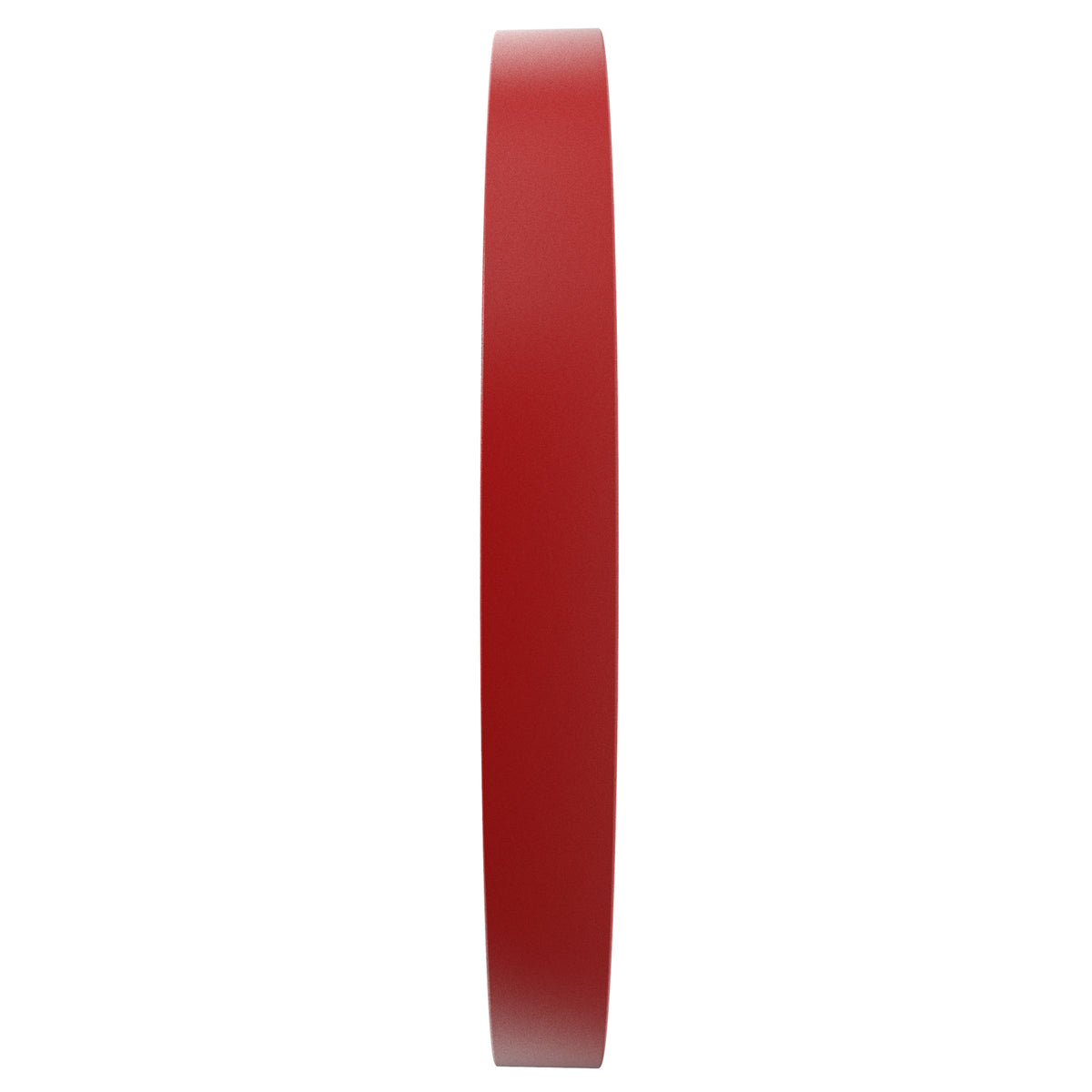 Fraktionierte Bumper-Platte in leuchtendem Rot, 2,5 kg schwer, mit glatter, robuster Oberfläche und schlanker, runder Form für vielseitiges Training