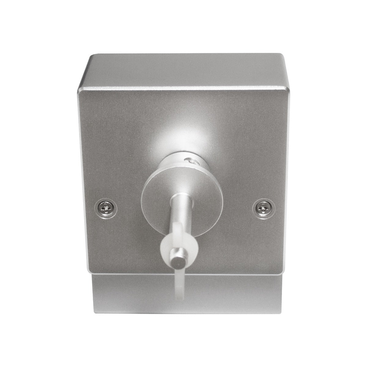 Silberner T-Mech Ultraschallreiniger mit einem klaren, runden Drehknopf und einer glatten, modernen Oberfläche für effektive Reinigung von Schallplatten
