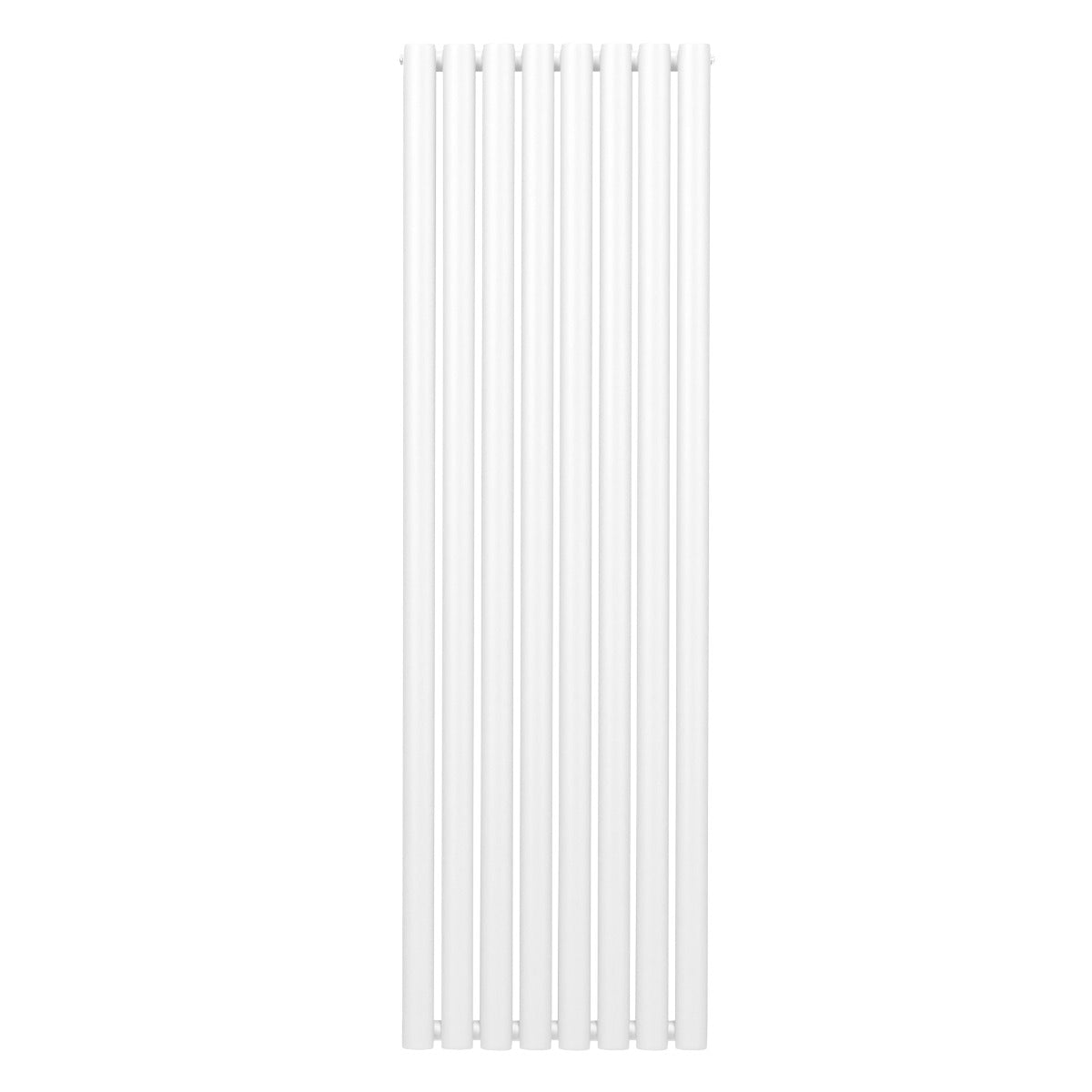 Ovaler Röhrenheizkörper in Weiß, 1600mm x 480mm, mit glatter Oberfläche und eleganten, vertikalen Röhren für moderne Heizlösungen