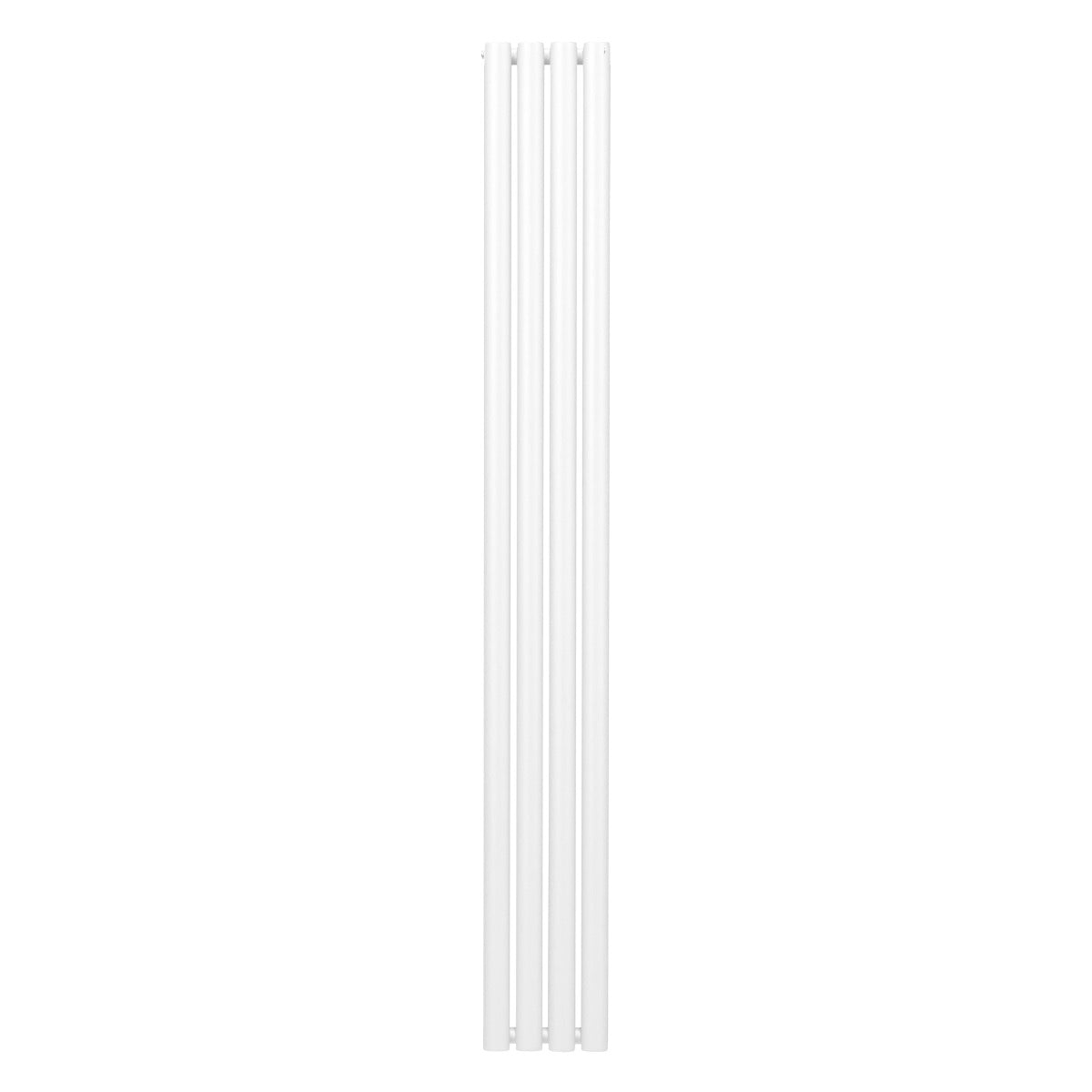 Ovaler Röhrenheizkörper in Weiß, 1800mm x 240mm, mit glatter Oberfläche und eleganten, minimalistischen Linien für moderne Innenräume