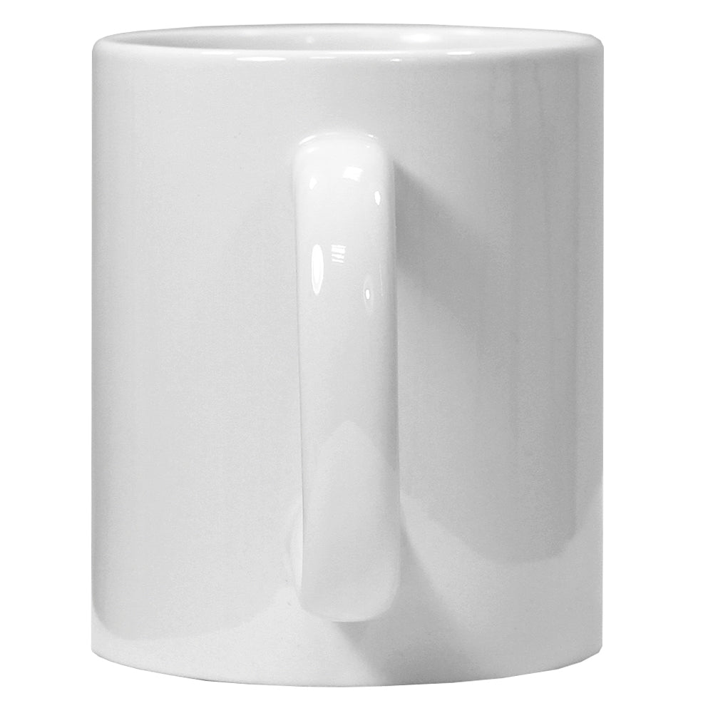 72 weiße Sublimationsbecher mit glatter, glänzender Oberfläche, ideal zum Bedrucken, in stabilen Boxen und mit Heizbandrolle geliefert