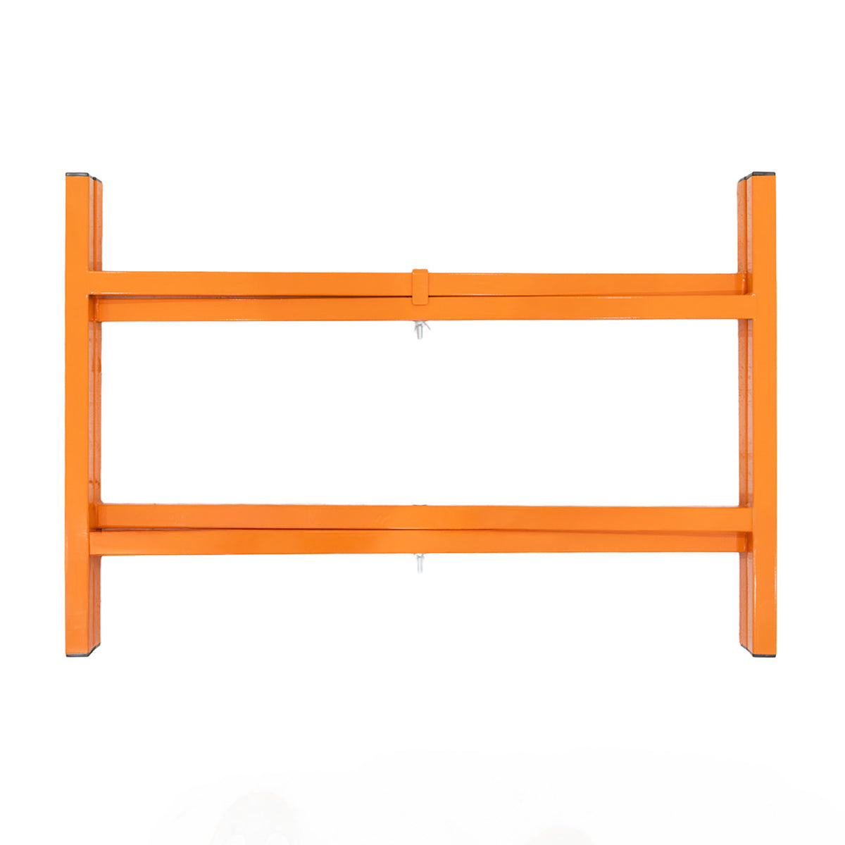 Mörtelbrettständer in leuchtendem Orange, 500 mm hoch, aus robustem Metall, mit stabilen Querstreben für sicheren Halt und Einsatz im Bauwesen