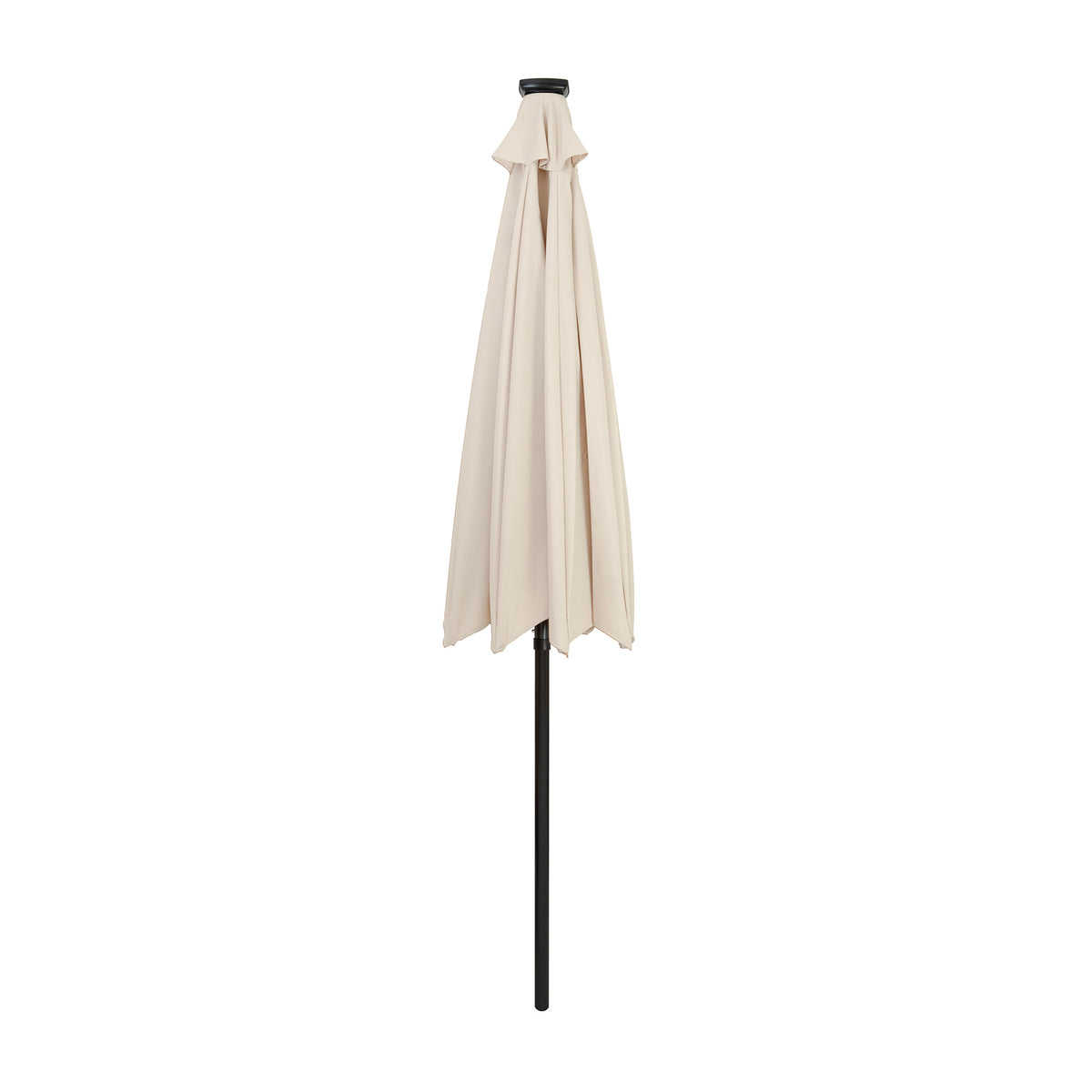 LED-Kipp-Sonnenschirm 2,7m - Creme