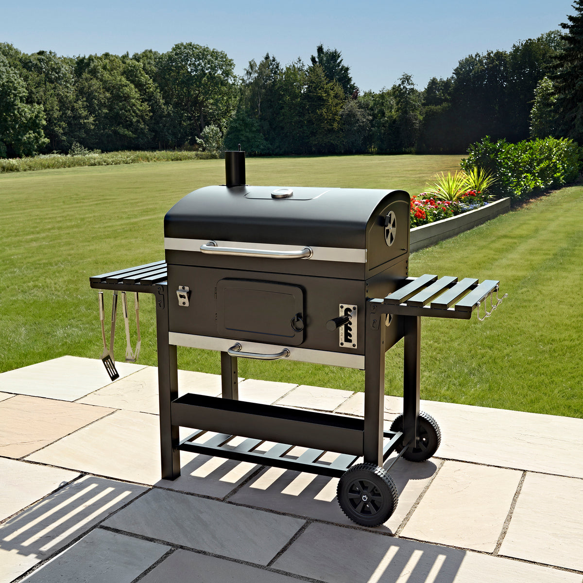 XXL-BBQ-Räuchergrill & Holzspäne/-stücke - view 4