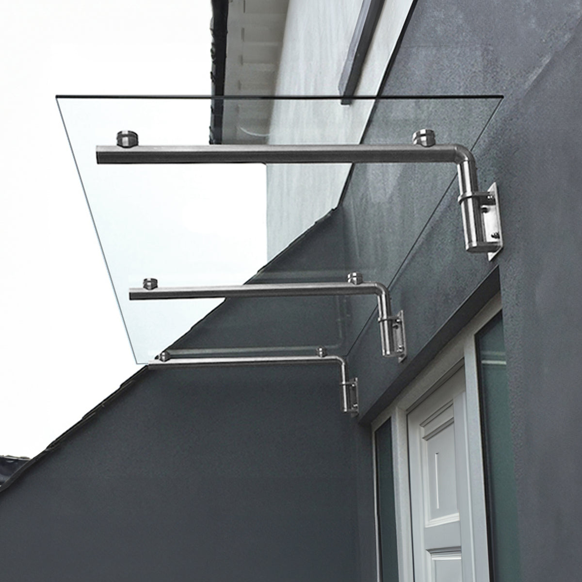 Haustür Vordach Glas - 180cm x 80cm - view 4