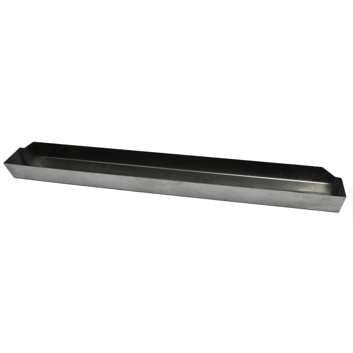 Langer, schmaler Edelstahl-Panini-Grill mit einer glatten und einer gerillten Seite, ideal für knusprige Sandwiches und Grillgerichte