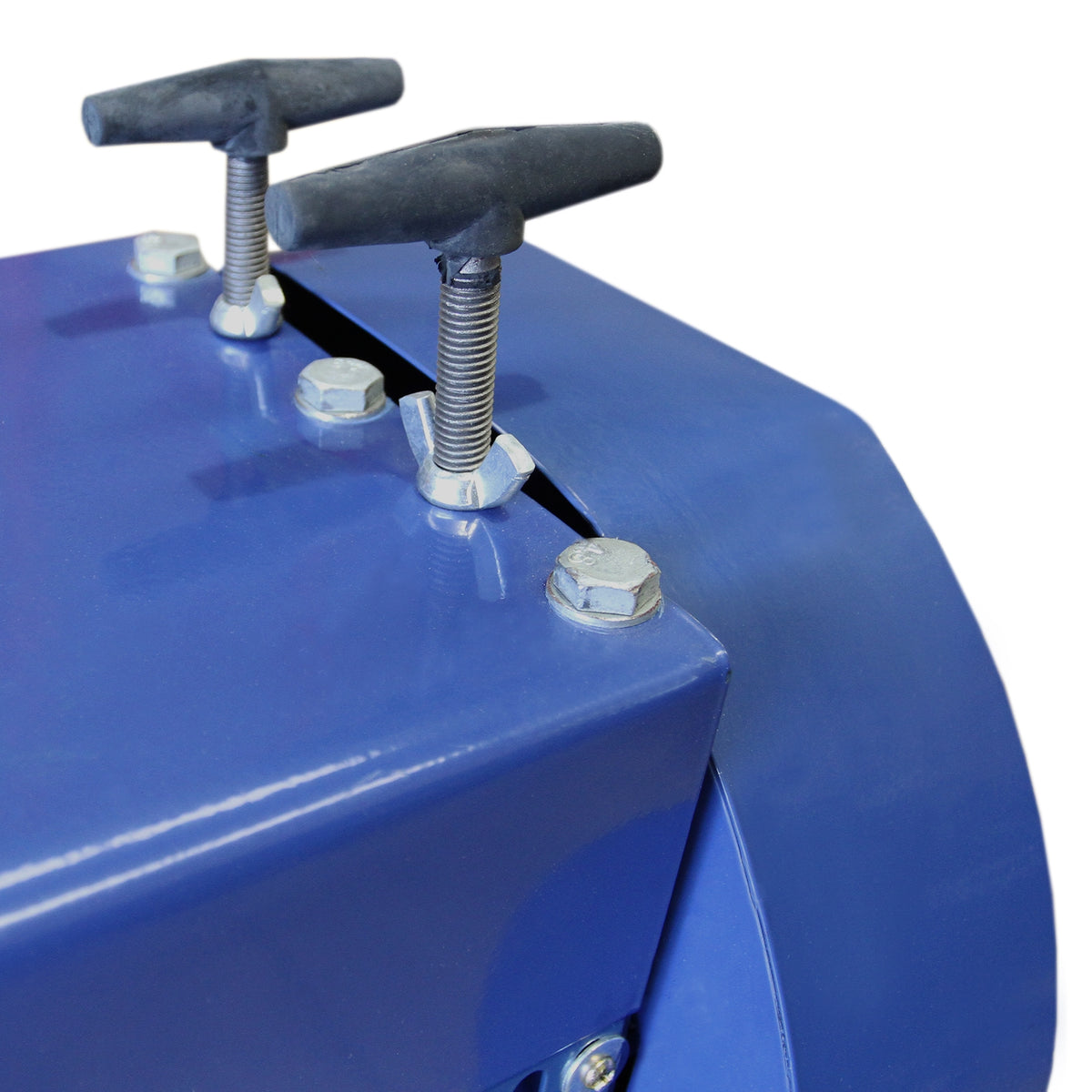 Automatische Abisolierzange in Blau mit zwei schwarzen Handgriffen, stabiler Metallstruktur und präzisen Einstellschrauben für optimale Leistung