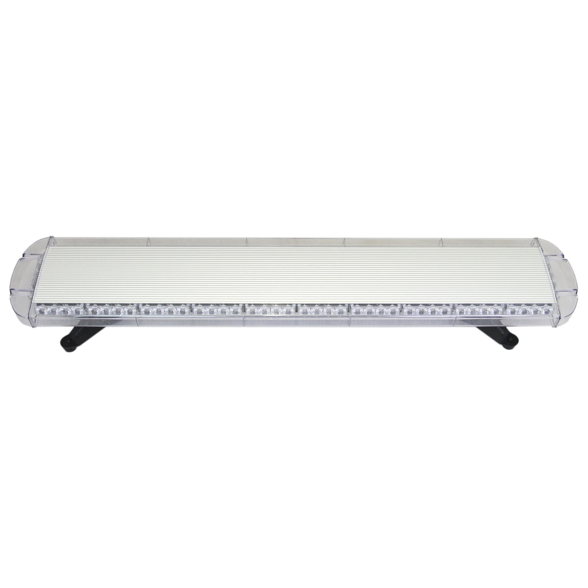 LED Rundumlicht Warnleuchte mit 88 LEDs, rechteckig, transparentes Gehäuse, robustes Design, ideal für Sicherheitsanwendungen und Sichtbarkeit