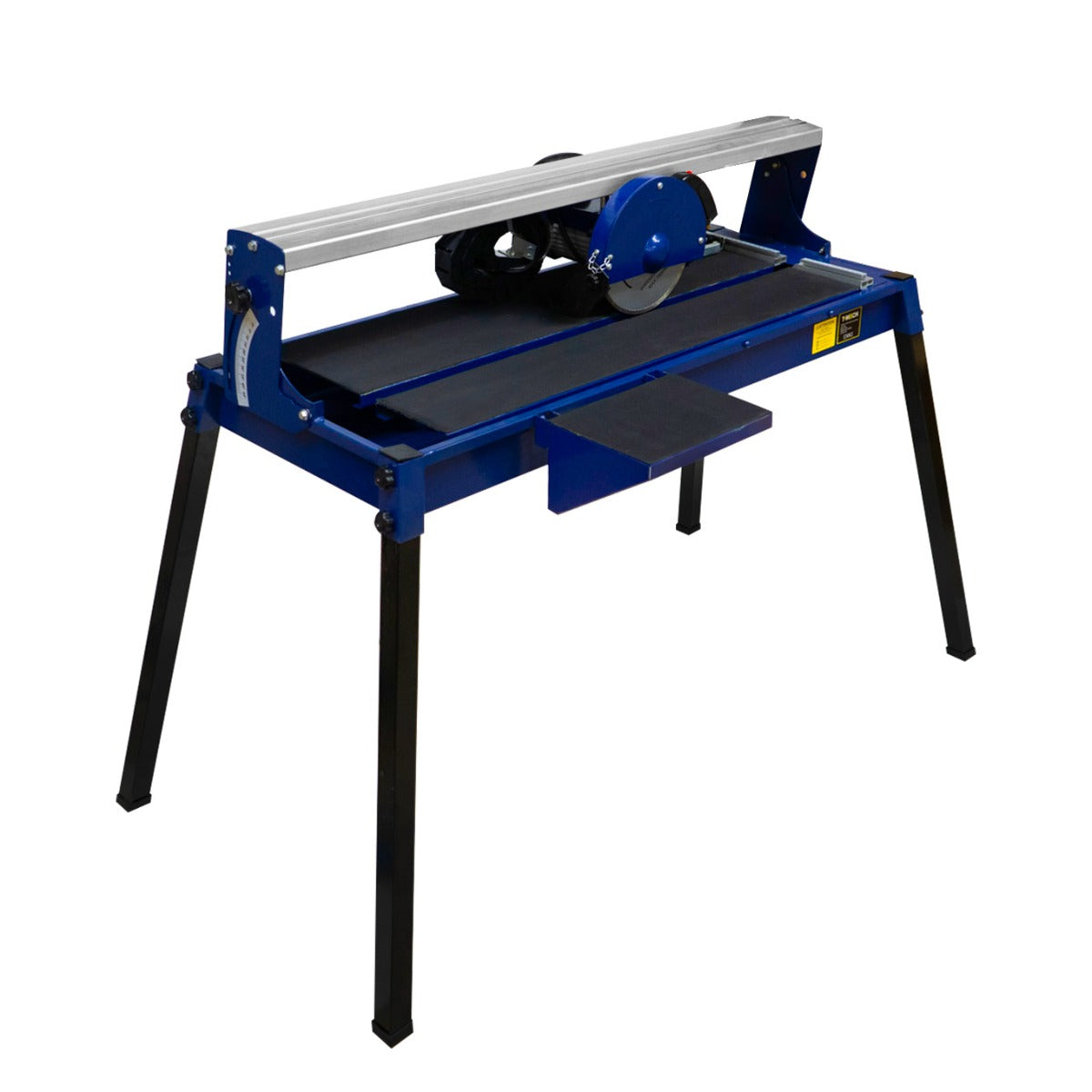 Blauer Fliesenschneider mit Tisch, 720mm Schnittbreite, 800W Motor, stabiler Rahmen, präzise Schneidkante, ideal für Fliesenarbeiten