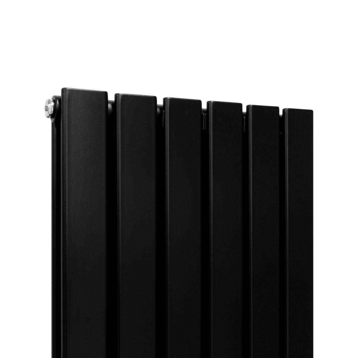Mattschwarzer Paneelheizkörper mit schlankem Design, 1600mm x 420mm, aus robustem Material, ideal für moderne Wohnräume und effiziente Wärmeverteilung