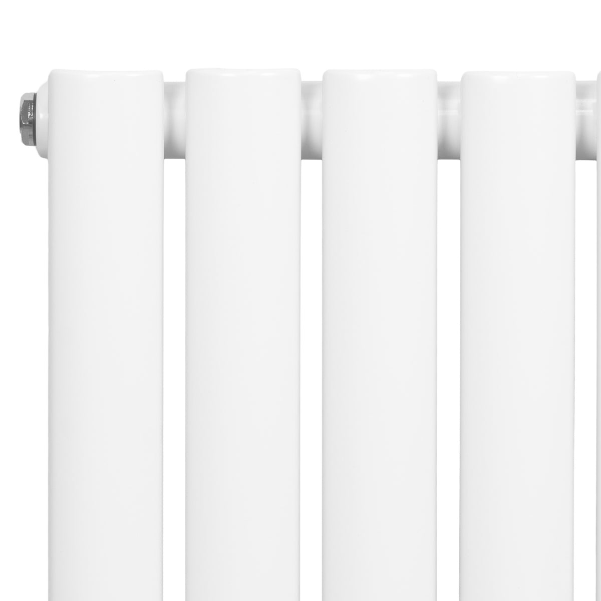 Weißer Gliederheizkörper mit glatten, glänzenden Oberflächen und klaren, rechteckigen Formen, ideal für moderne Wohnräume und effiziente Wärmeverteilung