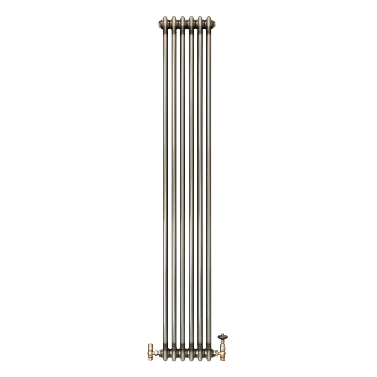 Klassischer 2-Säulen-Heizkörper mit TRV – 1800 x 290 mm - Rohmetall - view 2