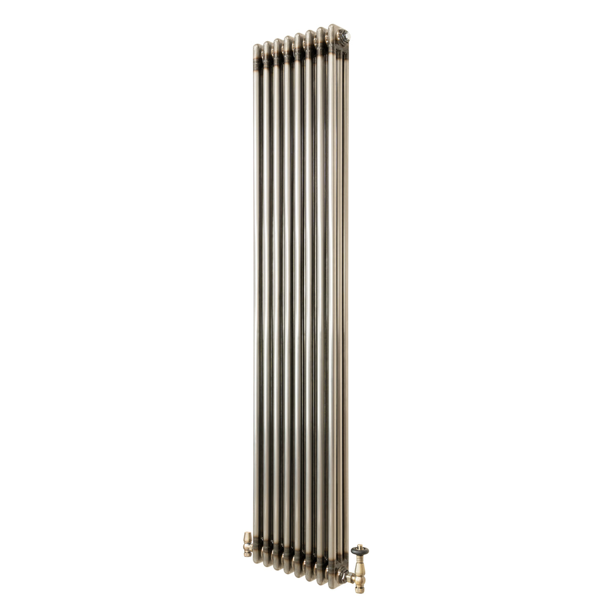 Klassischer 3-Säulen-Heizkörper mit TRV – 1800 x 380 mm - Rohmetall