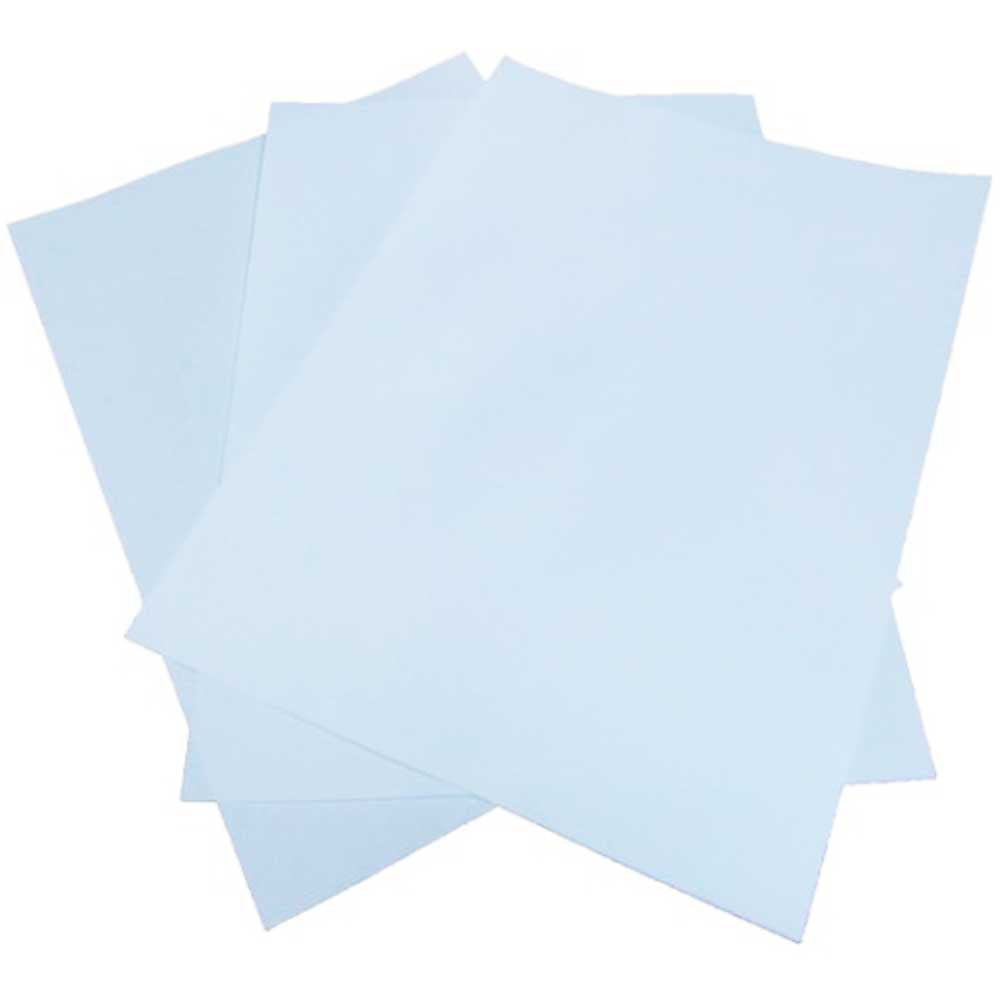 Vier blaue Silikonblätter, ideal für die Verwendung mit der PixMax Mützenpresse, bieten eine glatte, hitzebeständige Oberfläche für Textilanwendungen