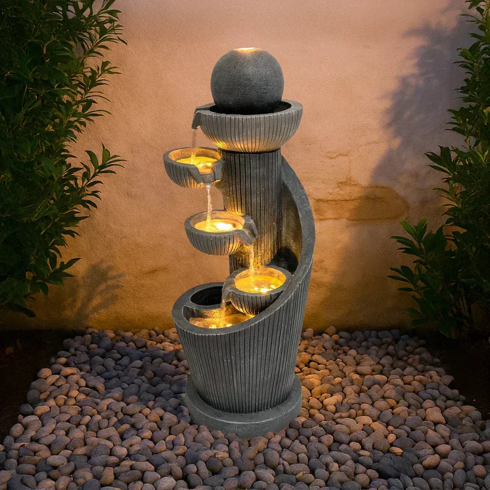 Vorteile Elektrischer Wasserspiele für den Garten