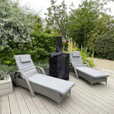 Schwarze Abdeckung für Kukoo Outdoor Pizzaofen, passend für 165,5 cm x 103,5 cm, schützt vor Witterungseinflüssen und Schmutz, ideal für den Außenbereich