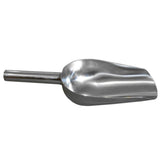 Edelstahl Popcorn-Schaufel mit glänzender, glatter Oberfläche und ergonomischem Griff, ideal zum Servieren von frisch zubereitetem Popcorn