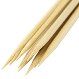 300 Stück KuKoo Holz Zuckerwattestäbchen in natürlichem Holzton, spitz zulaufend, ideal für Süßigkeiten und Snacks, robust und umweltfreundlich