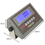 Digitale Plattformwaage mit einem großen, gut lesbaren LCD-Display, grauem Gehäuse und robustem Design, ideal für präzises Wiegen bis 80 cm x 80 cm