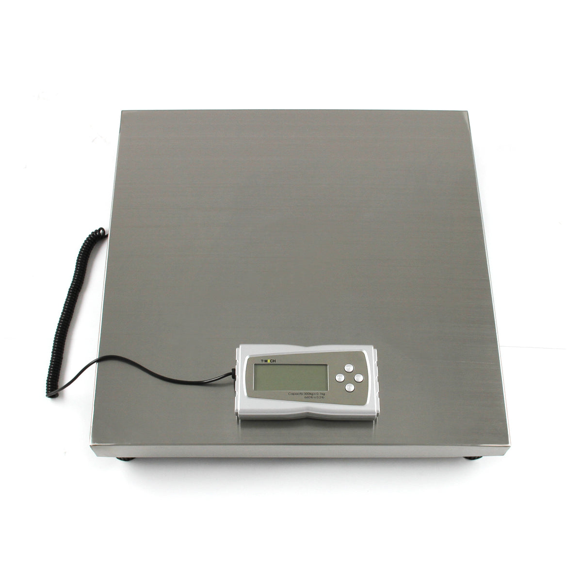 Robuste Tier-Waage aus Edelstahl mit digitalem Display, 50 cm x 50 cm, ideal für präzise Gewichtsmessungen von Haustieren und kleinen Tieren