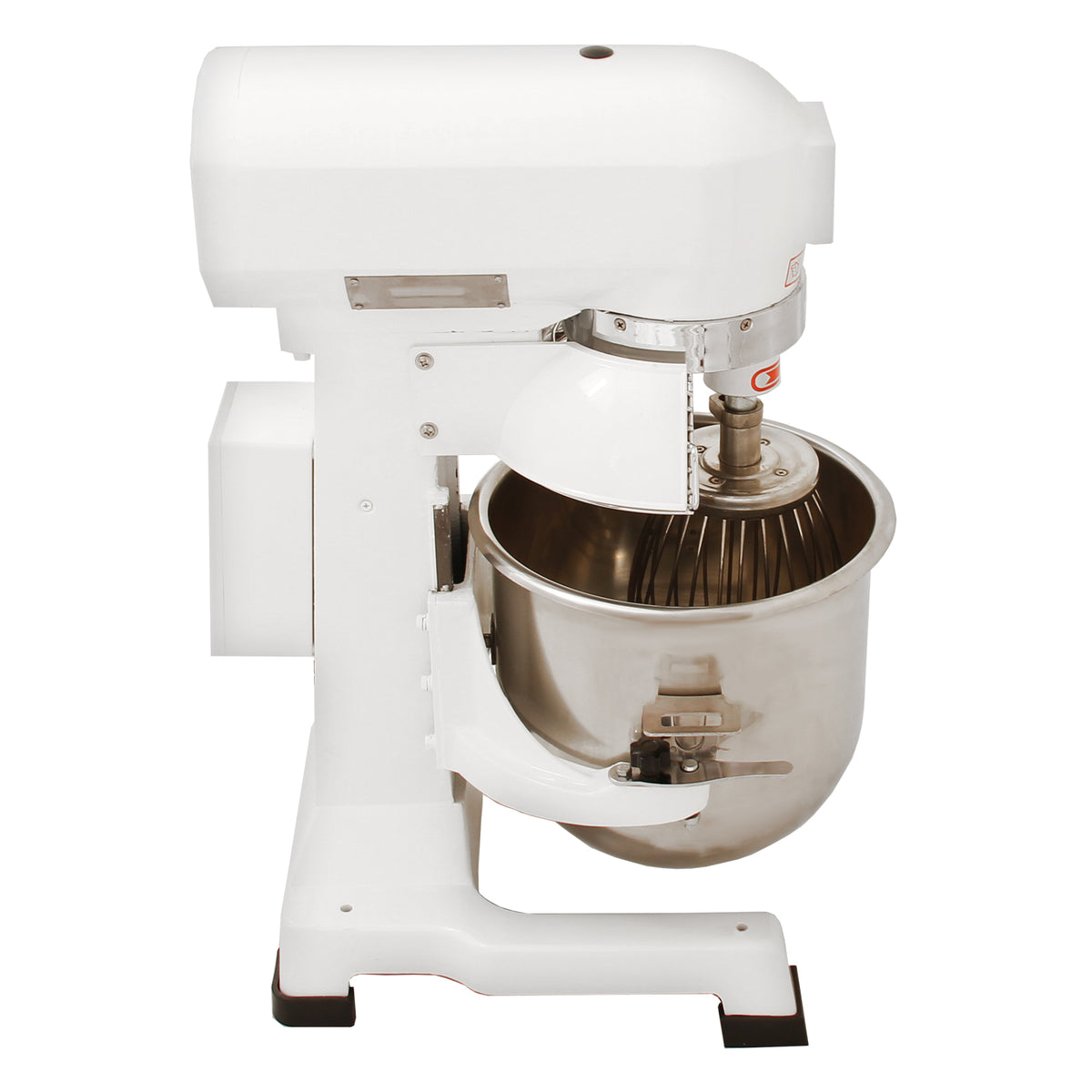 KuKoo Gastro Planetenrührmaschine in Weiß mit 15L Edelstahl-Rührschüssel, robustem Gehäuse und leistungsstarkem Motor für professionelle Küchen