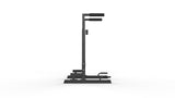 Schwarze Parallettes XL Dip-Barren mit stabilen, rutschfesten Griffen und robustem, mattem Finish, ideal für Krafttraining und Fitnessübungen