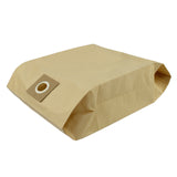 Brauner, faltbarer Staubsaugerbeutel aus Papier mit runder Öffnung, ideal für MAXBLAST 80L Staubsauger, im praktischen 5er-Pack