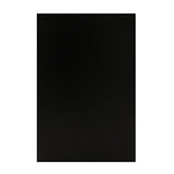 Schwarze C1200 LED-Ladentheke mit glatter, glänzender Oberfläche, ideal für moderne Verkaufsräume und Ausstellungen