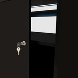Schwarze C1200 LED-Ladentheke mit glattem, modernem Design, beleuchtetem Oberteil und Schlüssel für Sicherheit, ideal für Verkaufsräume