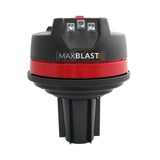 Maxblast 80 L Industriestaubsauger in Schwarz und Rot, kompakte Bauweise mit zwei LED-Leuchten, ideal für industrielle Anwendungen und Staubentfernung