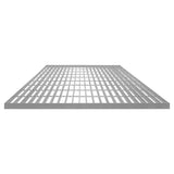 Verzinkter Gitterrost in rechteckiger Form, 1000mm x 800mm, mit gleichmäßigen, stabilen Streben und glatter, silberner Oberfläche für Langlebigkeit