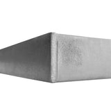 Verzinkter Gitterrost in rechteckiger Form, 1000mm x 700mm, mit glatter, silberner Oberfläche und robustem, langlebigem Material