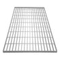 Verzinkter Gitterrost in rechteckiger Form, 1000mm x 600mm, mit stabilen, gleichmäßigen Streben und glatter, silberner Oberfläche für hohe Belastbarkeit