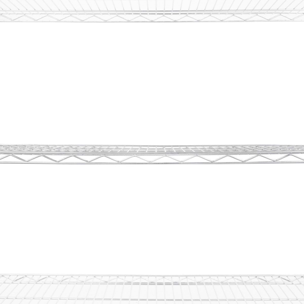 Drahtregal in Weiß, 45 cm x 150 cm x 180 cm, mit stabilen, offenen Regalböden für optimale Luftzirkulation und vielseitige Nutzung im Innen- und Außenbereich