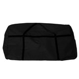 Faltbarer Camping-Spültisch in schwarzer, strapazierfähiger Tasche mit Tragegriffen, ideal für Outdoor-Aktivitäten und platzsparende Aufbewahrung