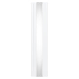 Eleganter Heizkörper mit integriertem Spiegel, 1800mm x 425mm, in strahlendem Weiß, glatte Oberfläche und modernes, minimalistisches Design