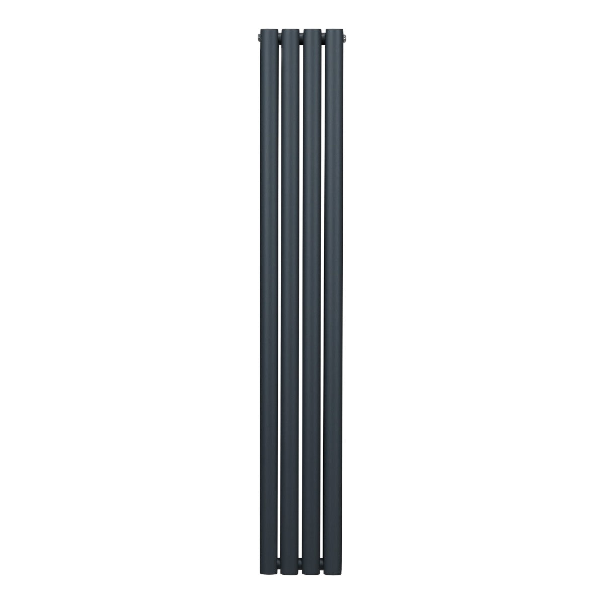 Ovaler Röhrenheizkörper in Anthrazitgrau, 1600mm x 240mm, mit glatten, modernen Linien und einer eleganten, minimalistischen Form für stilvolle Heizlösungen