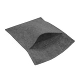 Rauchgraue Autostoff-Aufbewahrungstaschen aus weichem Filz, mit einer glatten, strukturierten Oberfläche und praktischem, faltbarem Design
