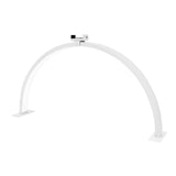 Weiße LED Halbmondlampe mit elegantem, gebogenem Design und glatter Oberfläche, ideal für stimmungsvolle Beleuchtung in modernen Räumen