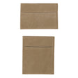 Beige Aufbewahrungstaschen aus weichem Material, rechteckige Form mit zwei praktischen Taschen auf der Vorderseite, ideal für Ordnung und Stil