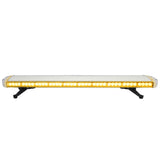 Bernsteinfarbenes LED-Notwarnlicht mit 1200 mm Länge, robustem Gehäuse, gleichmäßig verteilten Leuchten und stabilen Standfüßen für optimale Sichtbarkeit