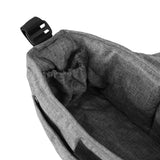 Gewebte graue Haustierwagen Fronttasche mit weichem Innenfutter, elastischem Zugband und strapazierfähigem Material für optimale Funktionalität