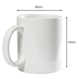 36 weiße Sublimationsbecher mit glatter, glänzender Oberfläche, ideal für personalisierte Designs, inklusive Boxen und Heizbandrolle