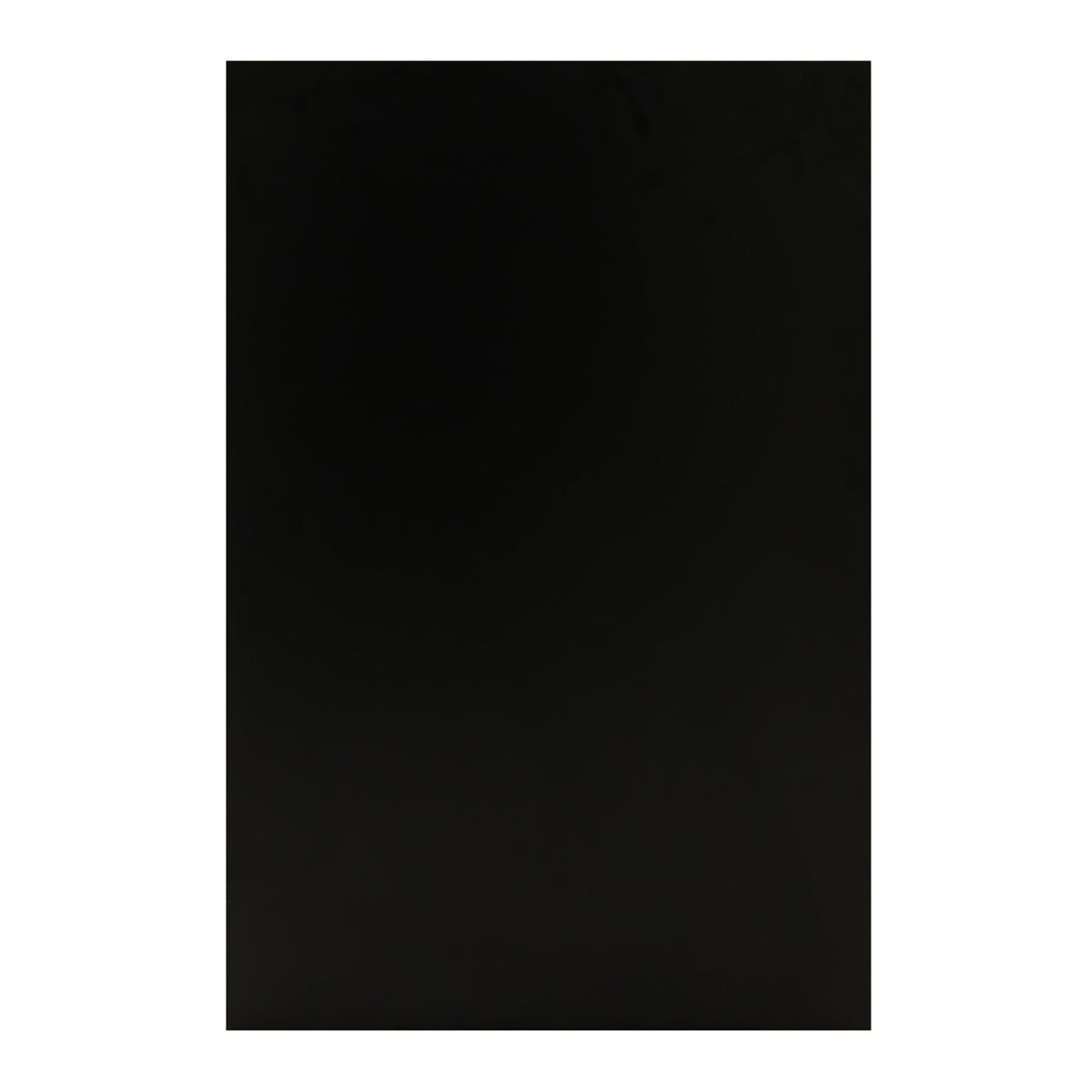 Schwarze LED-Ladentheke B1500 mit glatter Oberfläche, eleganter Form und integrierter Beleuchtung für eine ansprechende Präsentation von Produkten