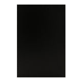 Schwarze LED-Ladentheke B1500 mit glatter Oberfläche, eleganter Form und integrierter Beleuchtung für eine ansprechende Präsentation von Produkten