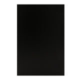 Schwarze K1500 LED-Ladentheke mit glatter Oberfläche, eleganter Form und integrierter Beleuchtung für einen modernen Verkaufsraum