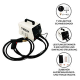 Ausbeulenzieher-Maschine mit 3-kW-Motor, flexiblen Schläuchen, Bedienfeld und Zubehör in einer praktischen Tragetasche, ideal für Reparaturen