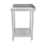 Modulare Cocktailbar-Station aus Edelstahl mit glatter, glänzender Oberfläche, ausgestattet mit einem praktischen Eisbrunnen und stabilen Beinen